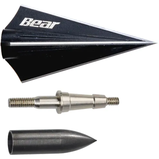 Bear Archery ABH1753B 3 Blade Razor Head Broadhead Kit 150-250gr 3 Pack - Bear Archery