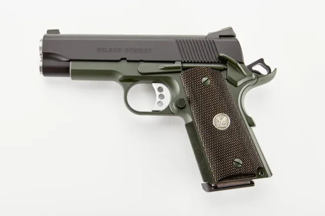 Wilson Combat WCQBCTACA CQB Compact 45 ACP 8+1 4" Carbon Steel Slide