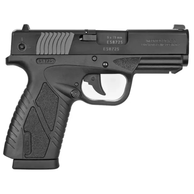 Bersa BP9 9mm 3.3In 8-Round Concealed Carry Double-Action Only - BERSA/TALON - 9mm