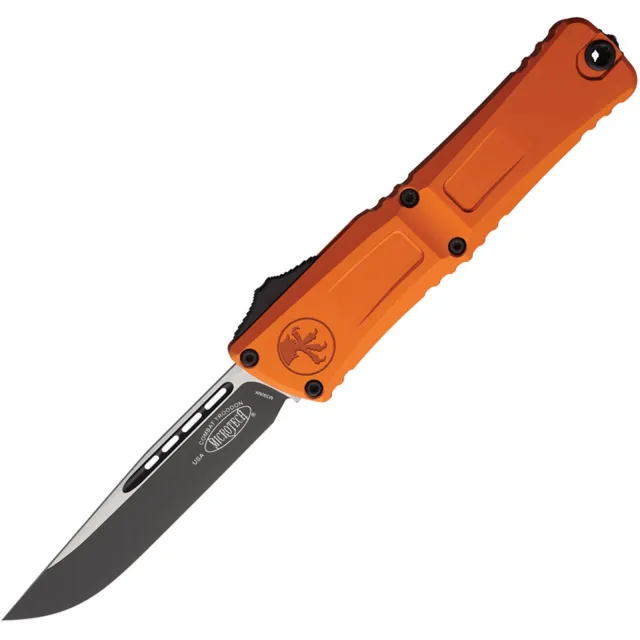 Microtech Combat Troodon G3 4.04 In SE Black Orange Aluminum Handle - MICROTECH for sale at Iron and Lace