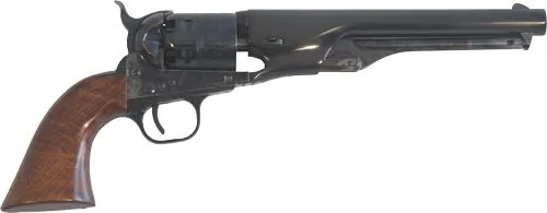 Cimarron CA050 1861 Navy .36 Cal 7.5" Blued Barrel Walnut Grip Revolver - Cimarron