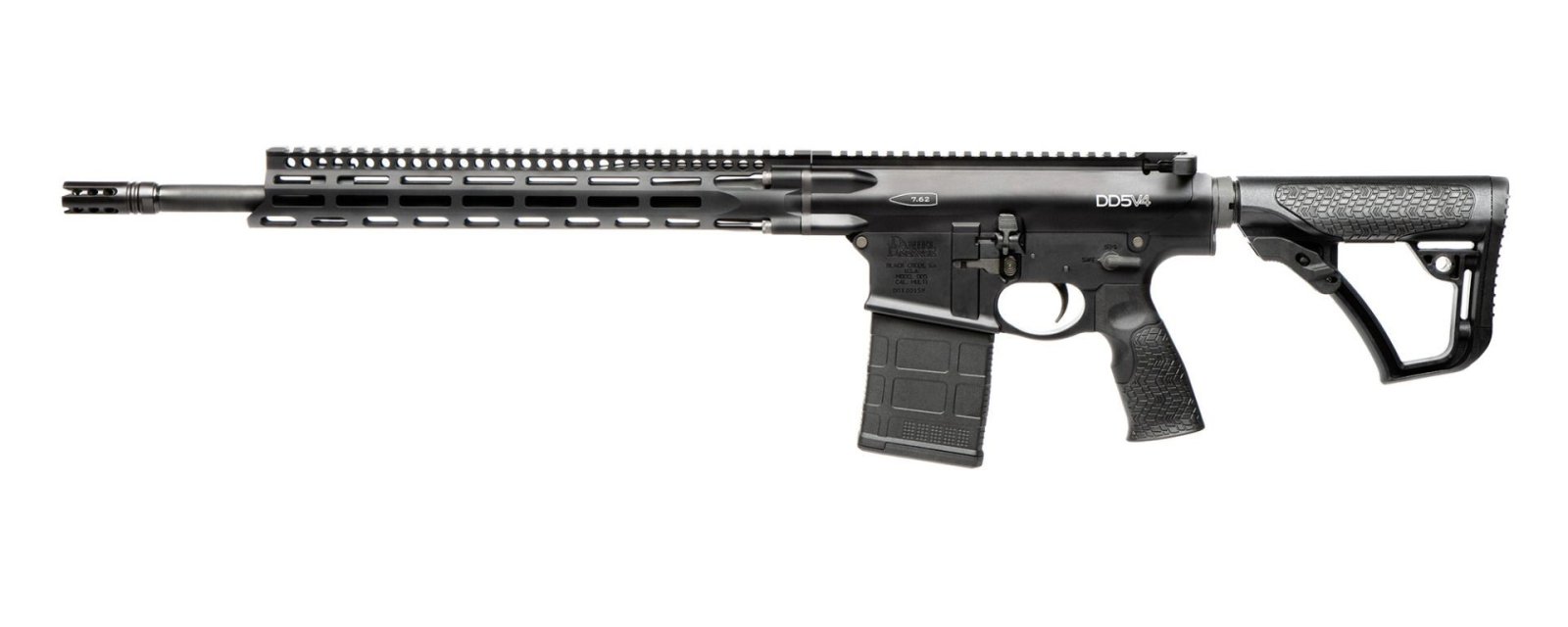 Daniel Defense DD5 V4 6.5 Creedmoor 18.00In 20+1Rnd Black - Daniel Defense - 6.5 Creedmoor