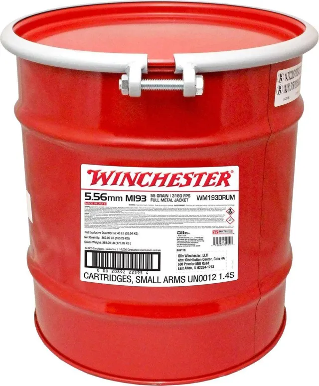 WINCHESTER LC USA 5.56 M193 14000RD DR - Winchester - 5.56MM