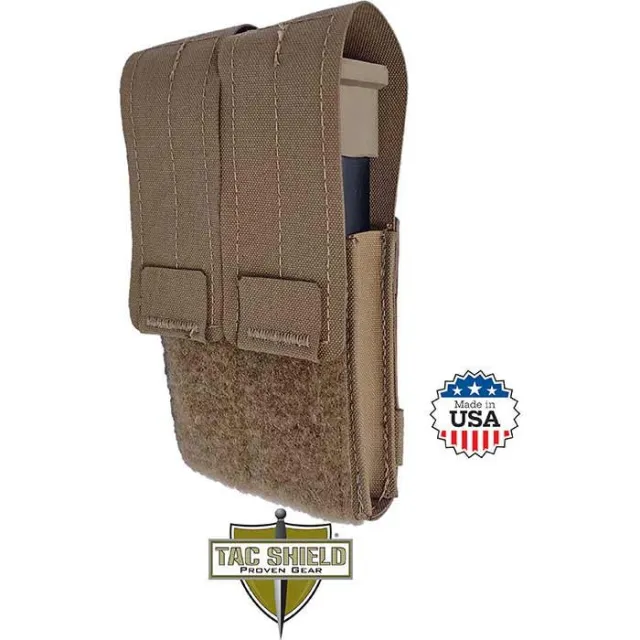 TangoDown RZR Molle Pistol Pouch Universal Double Coyote Tan