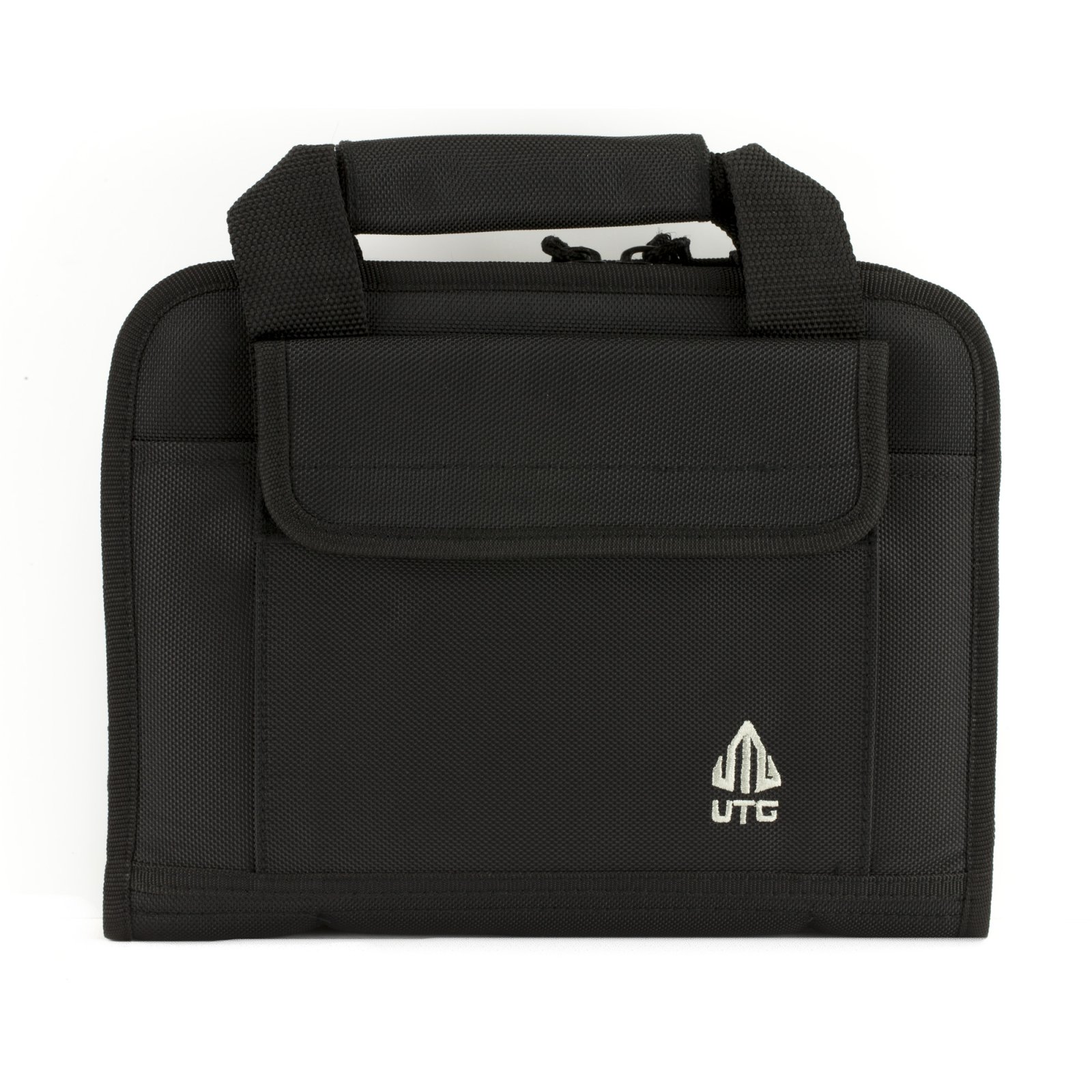 Buy UTG PVC-PC01B Deluxe Single Pistol Case Black, 1680D Polyester, 11"x8" online