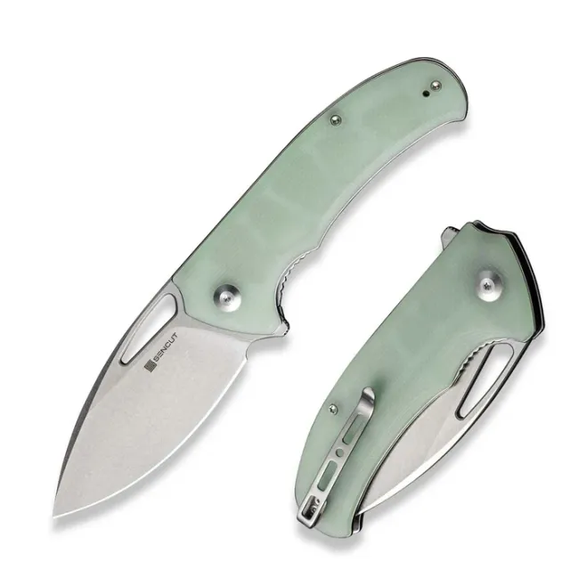 SENCUT Phantara Folding Knife 3.70in Satin 9Cr18MoV Drop Point G10