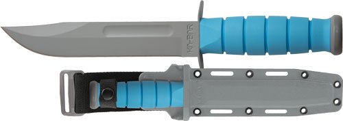 Buy KA-BAR 1313SF Space-Bar 7" Gray/Blue Kraton Handle 1095 Cro-Van Knife online