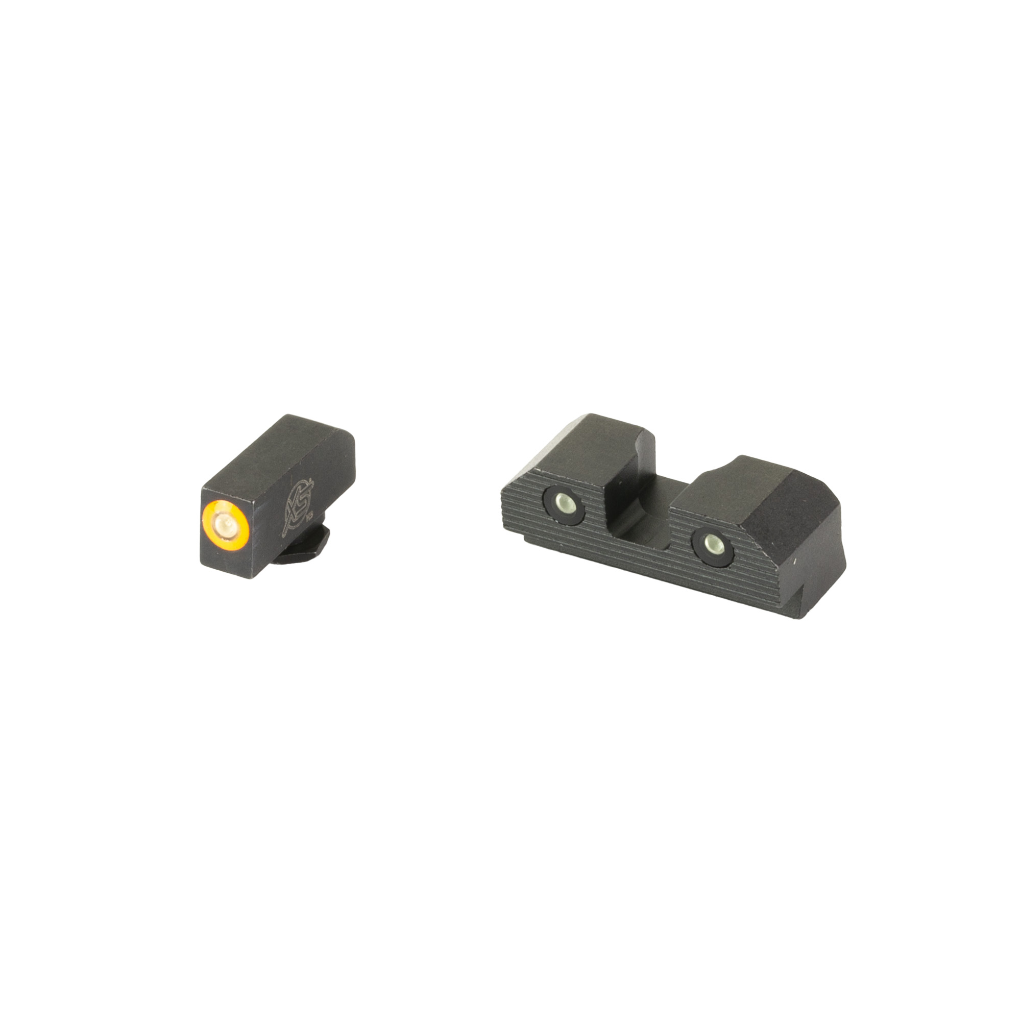XS Sights GLR201P6N R3D 2.0 Night Sights Glock Green Tritium/Orange - XS Sight Systems