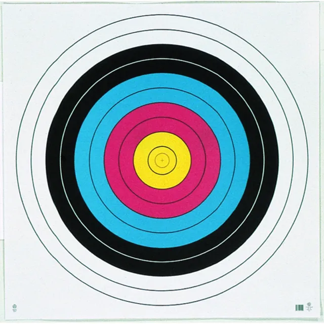 Maple Leaf Press FT40 Target Face 10-Ring 40cm 100pk 75lb Card Stock - Maple Leaf Press