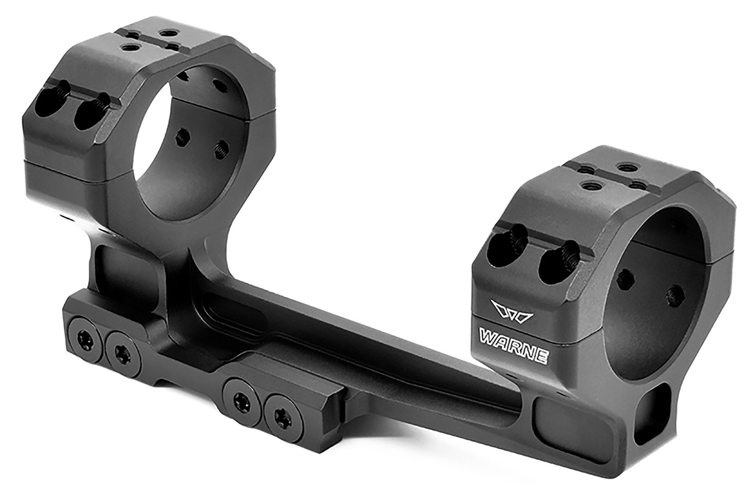 Warne 7842M Precision Cantilever Scope Mount 35mm Black Anodized 0 MOA - Warne