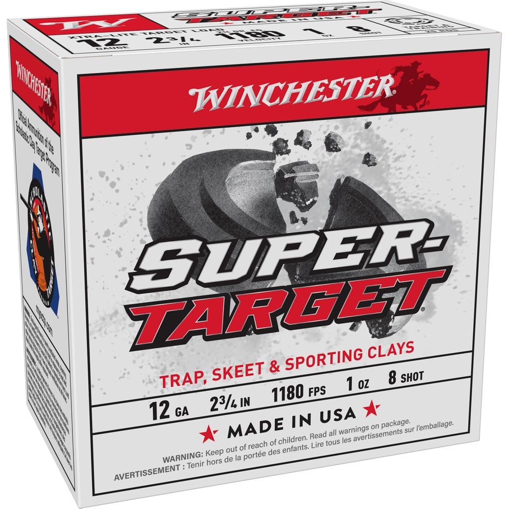 Winchester TRGTL128 12 Gauge 2.75 in 1 oz 8 Shot 1180 fps 25 Rounds - Winchester - 12 Gauge