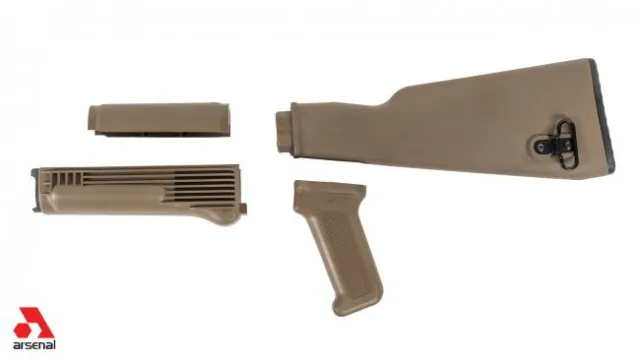 Buy ARSENAL AKBSL 4 PIECE STOCK SET FOR MILLED AK47/74 VARIANTS FDE PLOYMER FURNTURE online