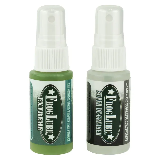 FrogLube System Kit w/1oz Super Degreaser 1oz Extreme Lube Clam Pack 15265 - FrogLube - 2 OZ