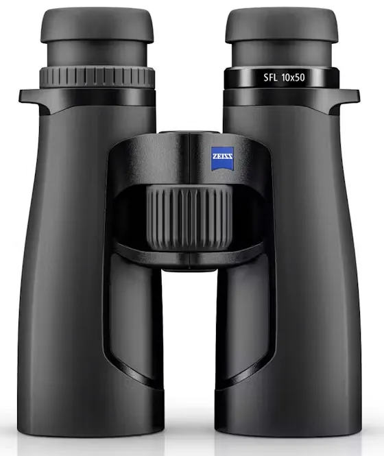 Zeiss 525025 SFL 12x50 Binoculars Black, Tripod Adapt, 90% Light Trans. - Zeiss Optics