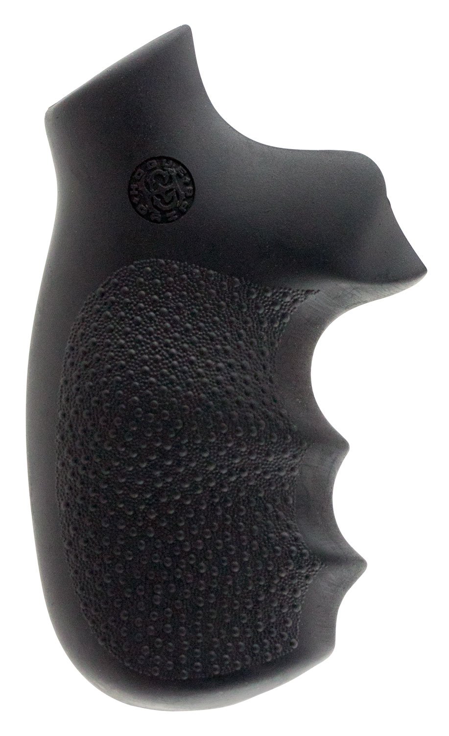 Hogue 48000 Overmolded Rubber Monogrip Black Finger Grooves - Hogue