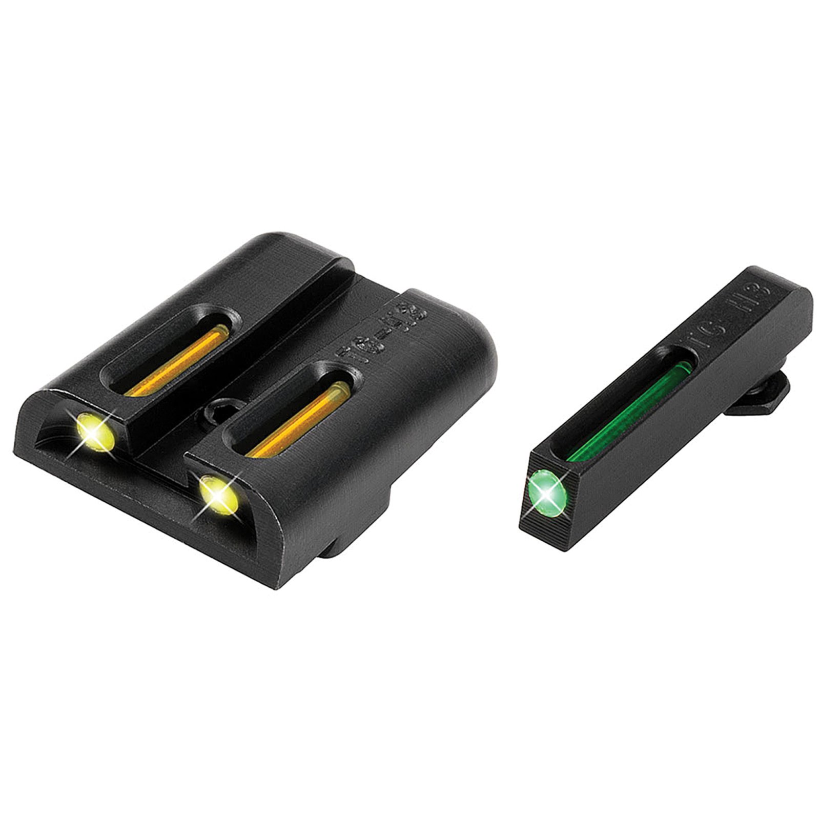 GSM Outdoors TFO TG131GT1Y Front Sight Green/Yellow Tritium-Fiber - GSM Outdoors