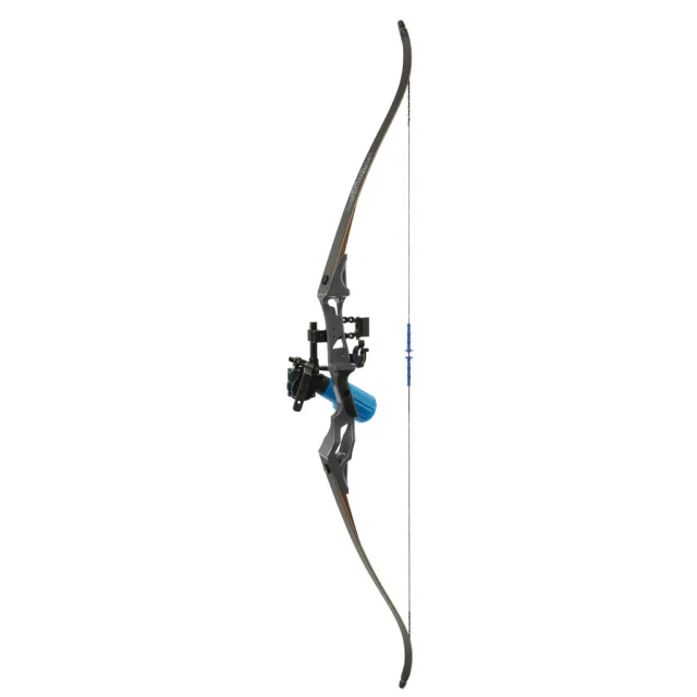 Fin Finder 81385 Bank Runner Bowfishing Recurve 35 lbs RH 58" Black - Fin-Finder