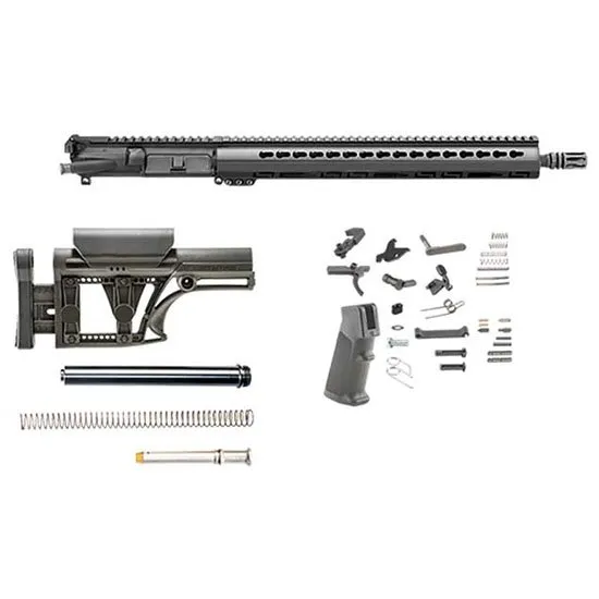 Luth-AR Lightweight Kit Minus Lower Receiver w/ Fixed Stock 5.56mm 16in