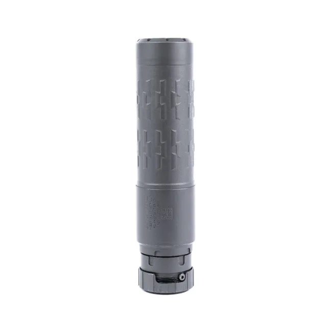 SilencerCo Velos LBP 7.62 6.4 In 1/2x28 Black V-Series Cerakote - SilencerCo - 30 Caliber | 7.62mm