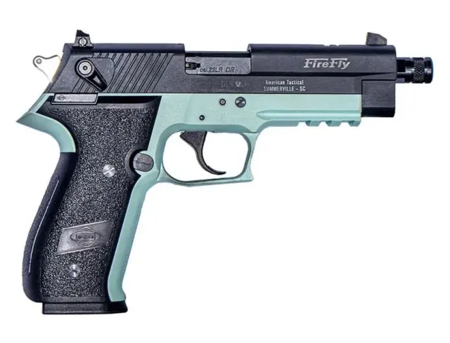 GSG FireFly .22 LR Pistol, Threaded Barrel, 10+1 Rounds - American Tactical Imports - 22 LR for sale at Bang-Bang Tactical