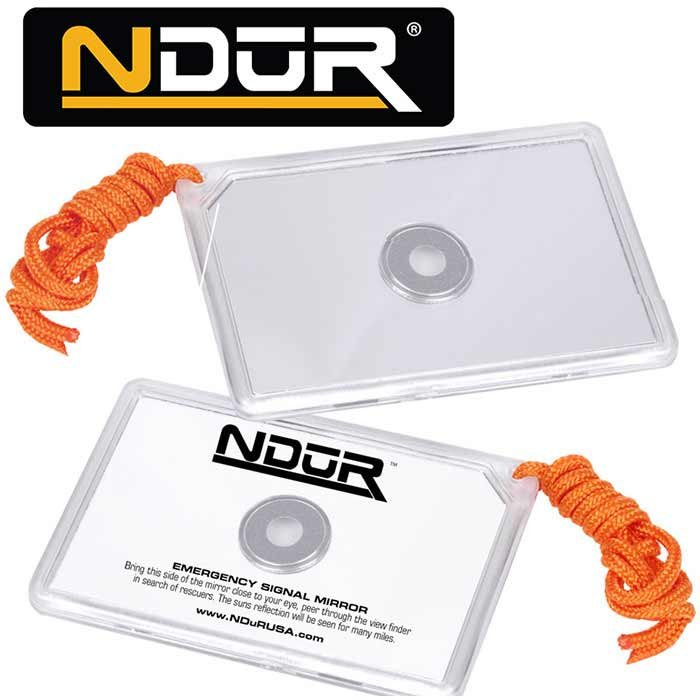 Emergency NDuR Signaling Mirror Survival Reflective Rescue Tool - Emergency