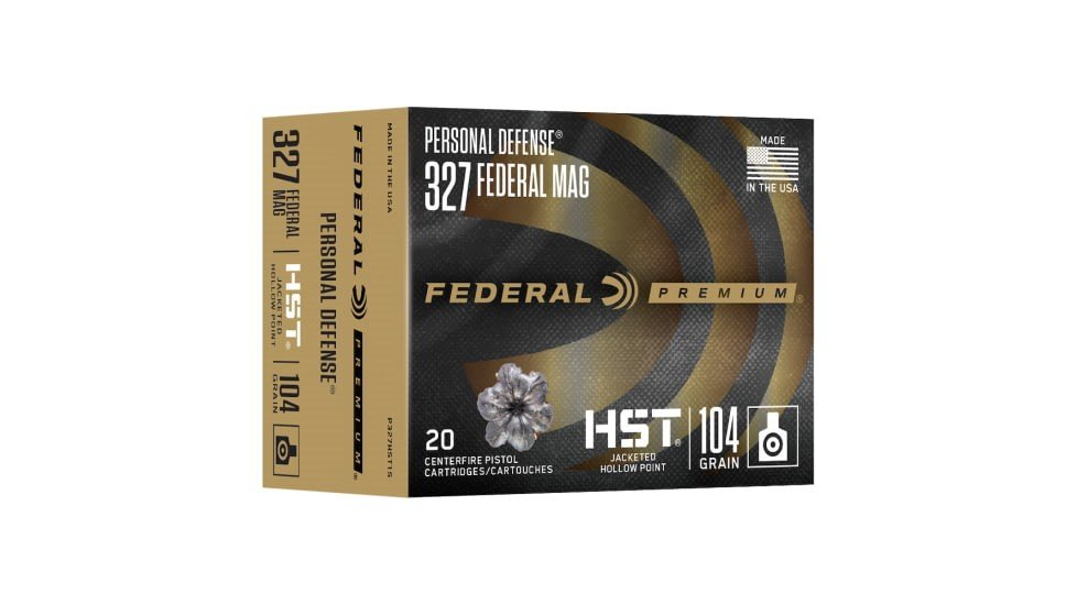 Buy Federal P327HST1S 327 Federal Magnum 104 Grain HST 4 in Brass 20 Rounds online