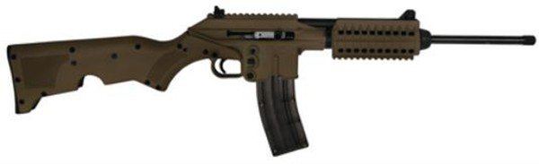 Kel-Tec SU22CATAN 22LR Semi-Auto Rifle, 16" Threaded Barrel, Tan/Black - Kel-Tec - 22LR