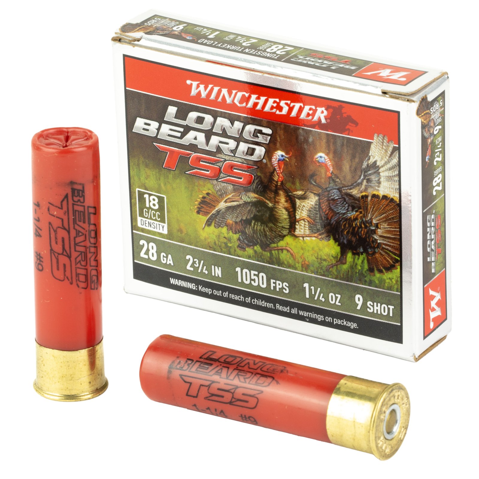 Winchester LBTSS289 Long Beard TSS 28Ga 2.75" 1.25oz 9 Shot Tungsten - Winchester - 28GA