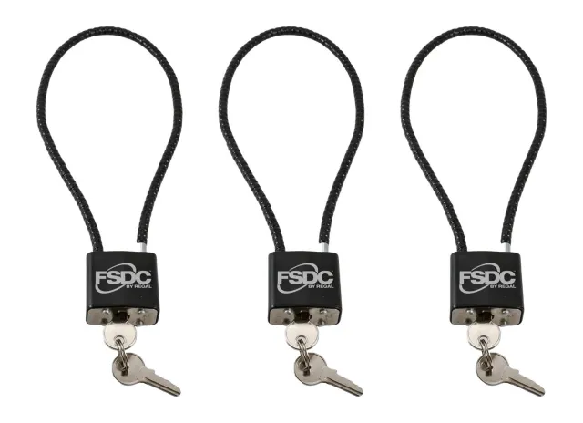 FSDC FSDC-CL1560RKA 15" KEYED CABLE GUN LOCK 3P - FSDC