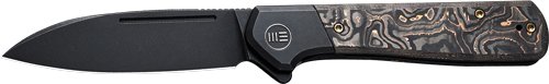 WE Knife Soothsayer 3.48In Black Titanium/Black Stoash Folding Flipper - WE Knife