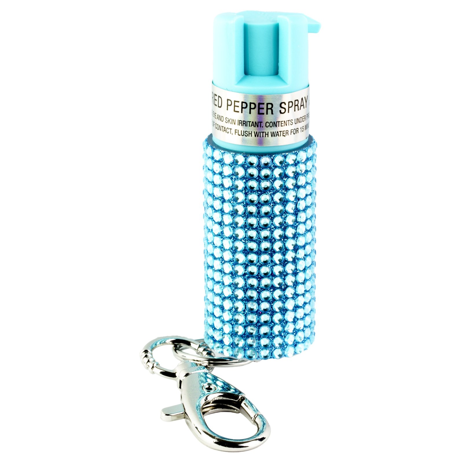 Sabre Jeweled Pepper Spray with Key Ring Teal - SABRE