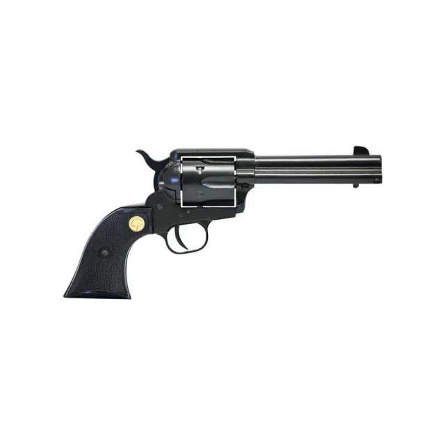Chiappa 1873 S.A. Black Revolver .22LR 6rd 4.75" Barrel Black Plastic Grips - Chiappa - 22 LR
