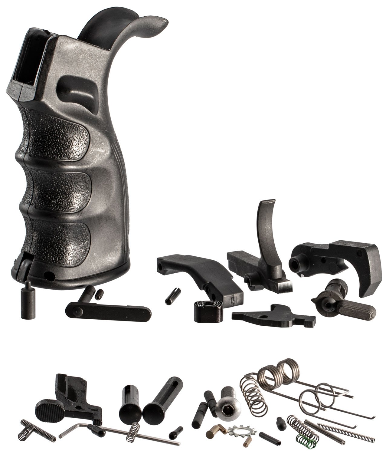 Buy TacFire LPK02B308 AR-10 Lower Parts Kit 308 Win Black PGAR-B Pistol Gri... online