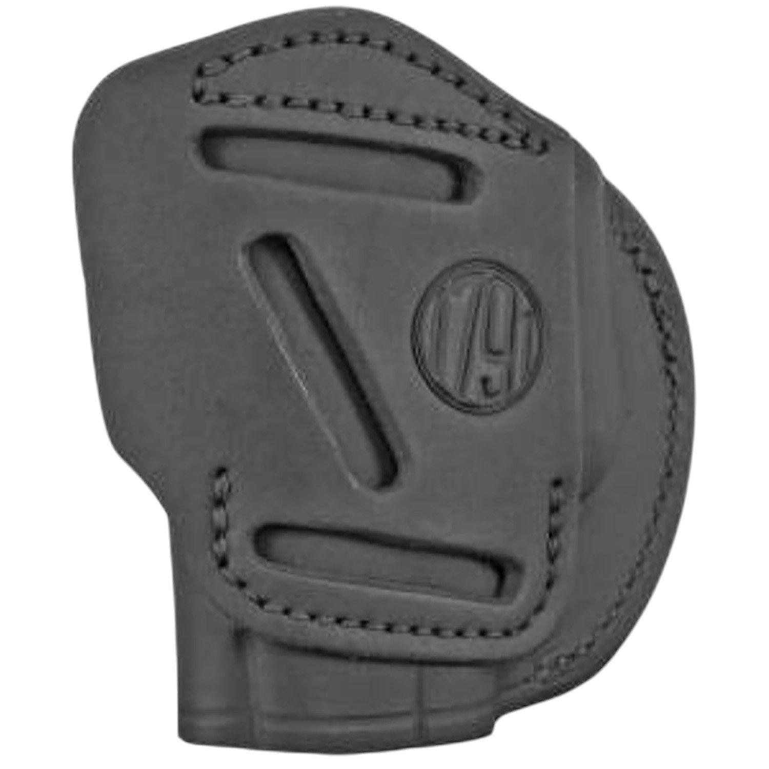 1791 Gunleather 4WH-6-SBL-L IWB/OWB Size 6 Left-Hand Black - 1791 Gunleather
