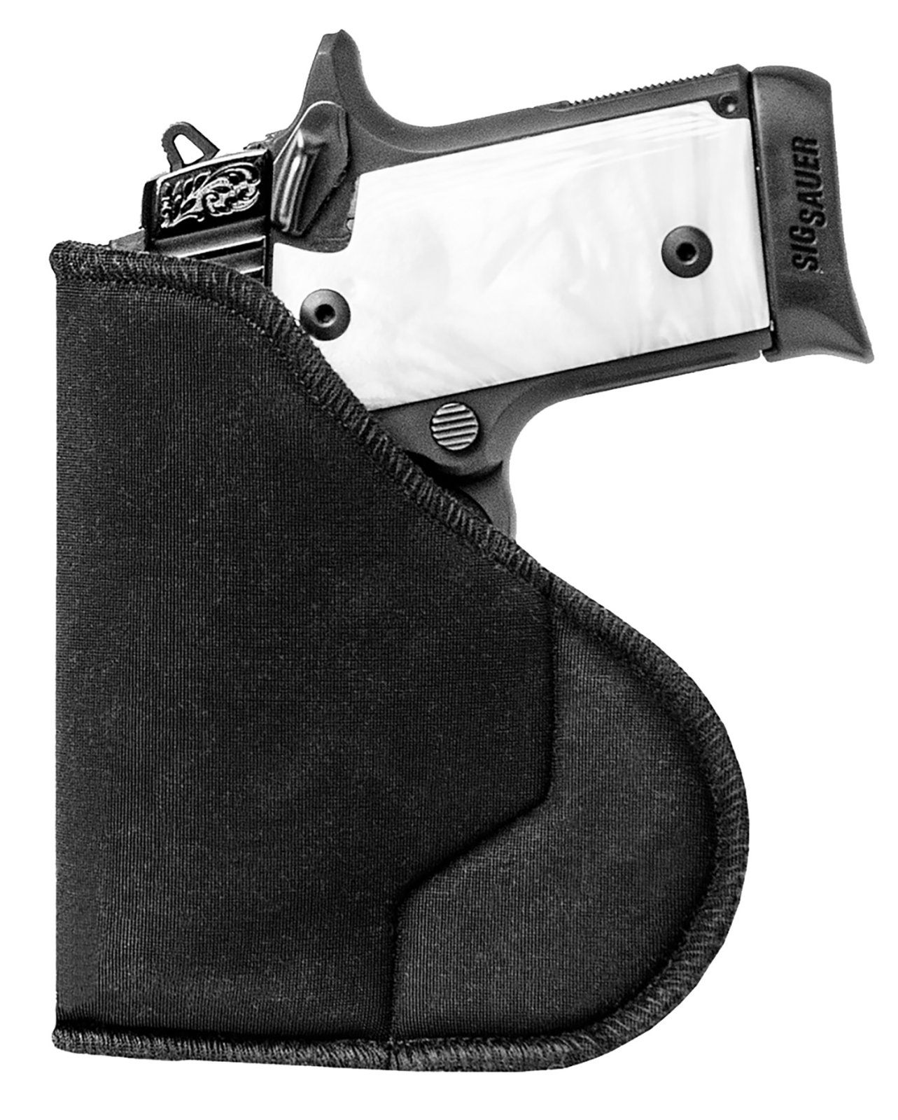SENTRY HexGrip 35WB03BK IWB Black Nylon Holster Fits Medium - SENTRY
