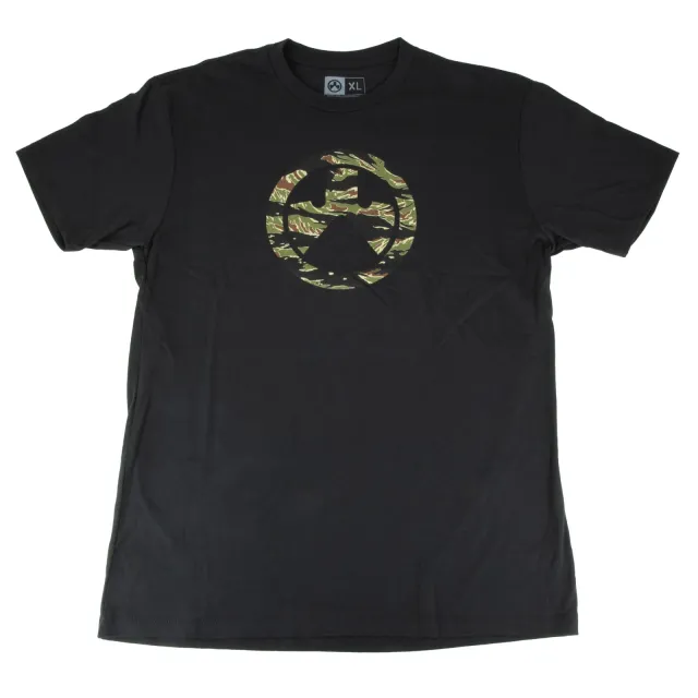 Magpul MAG1292-001-XL Tiger Stripe Icon Black Cotton/Polyester Short Sleeve XL - Magpul Industries