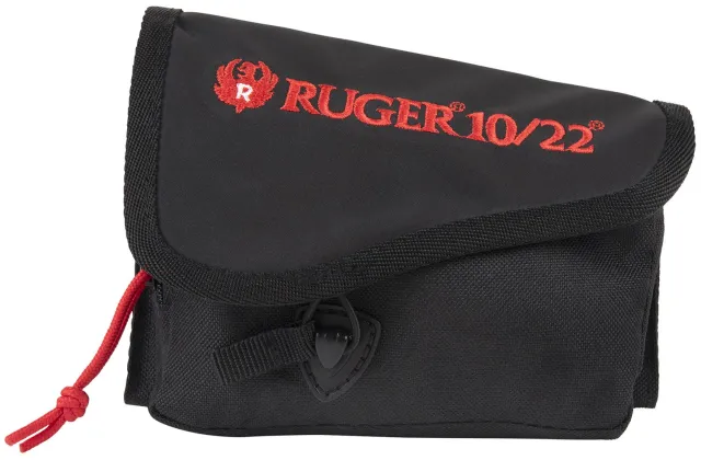Ruger 27222 Buttstock Shell Holder Black Cordura for 10/22 - Allen Company