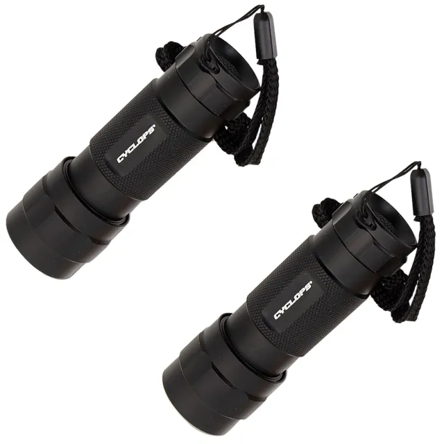 Buy Cyclops CYCFL142PK Flashlight 14 LED 80 Lumens Black Anodized 2-Pack online