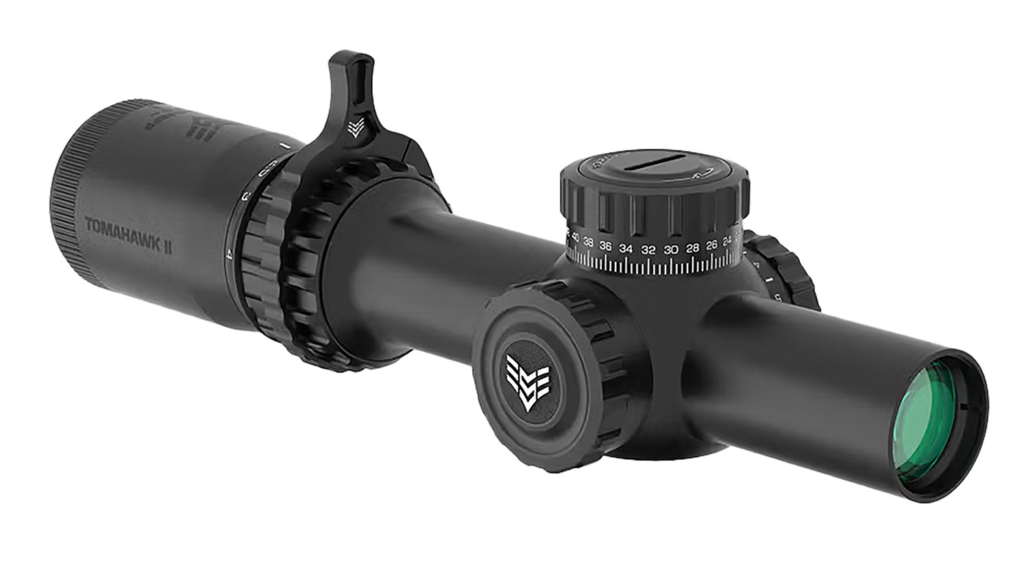 Buy Swampfox Optics THK14241RB Tomahawk II Black 1-4x24mm 30mm Tube BDC Red... online
