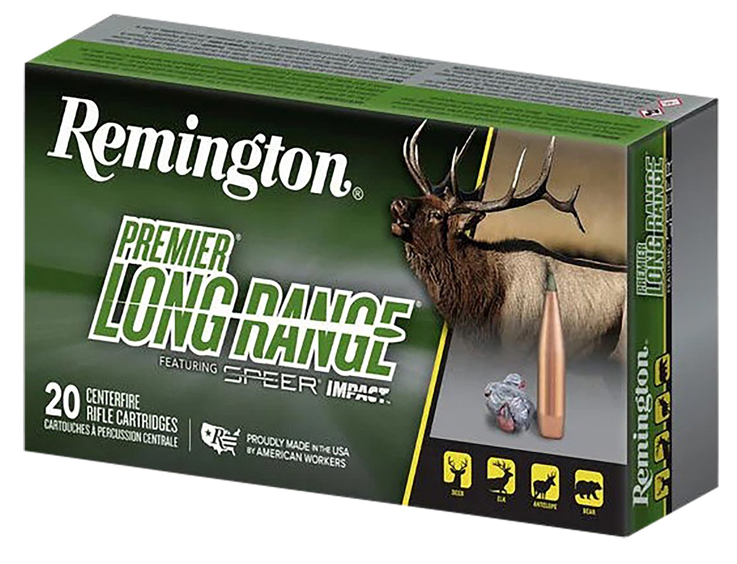 Remington Premier Long Range 6.5 PRC 140 Grain Speer Impact 20 Rounds - Remington Arms Company, LLC - 6.5 PRC