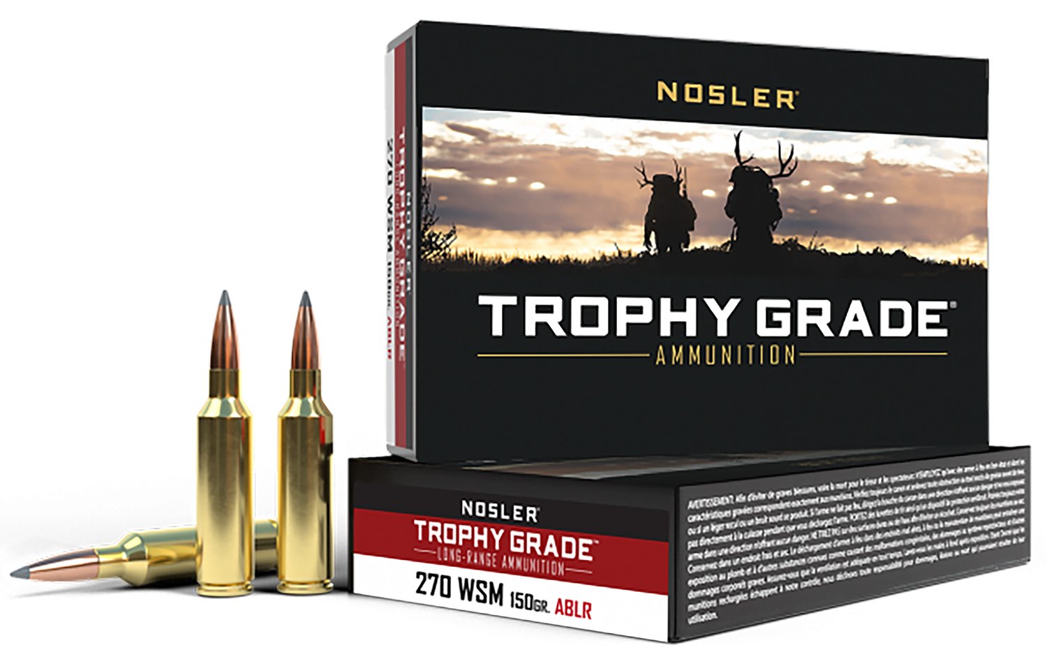 Nosler 60114 Trophy Grade 270 WSM 150 gr AccuBond Long Range 20 Rounds - Nosler - 270 WSM