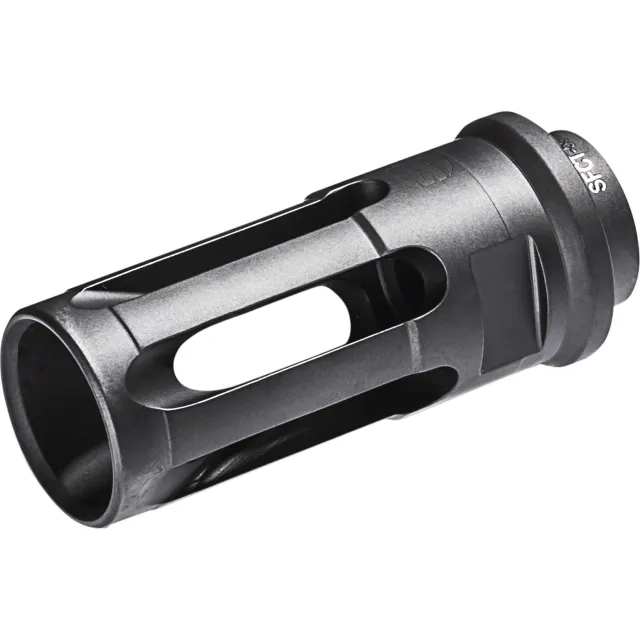 SureFire WARCOMP 5.56 Closed-Tine Flash Hider & Suppressor Adapter - Heat Treated, DLC Coated - SureFire - 5.56 X 45MM
