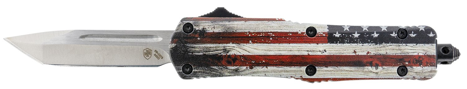 Templar SWUS232 Gen II OTF Knife 2.69" Tanto 440C SS US Flag Handle
