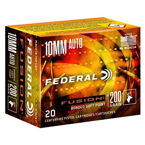 Buy Federal Premium Ammunition F10FS1 10mm Auto 200 Grain Fusion Soft Point online