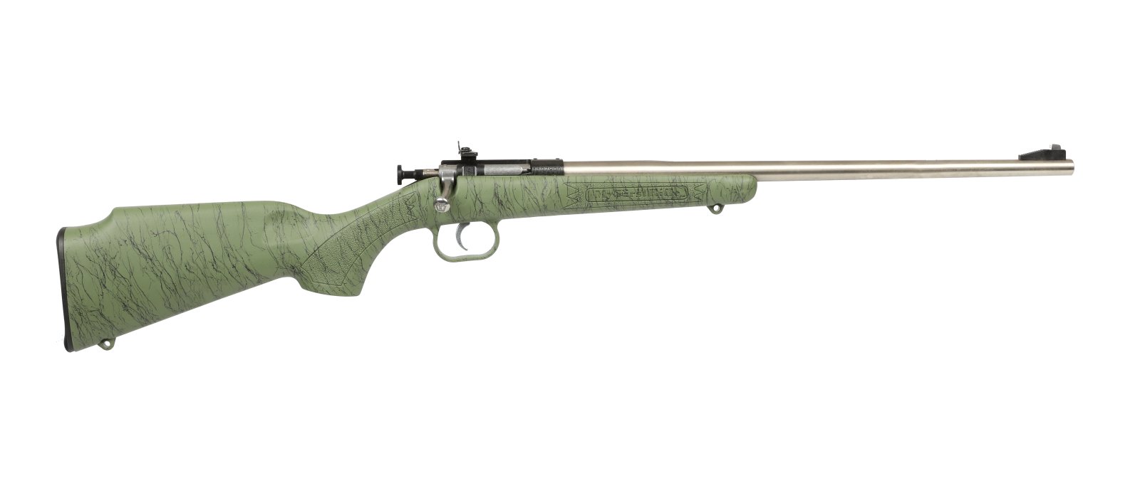 Buy Keystone KSA2442 Crickett 22 LR 16.125" Stainless Rifle Green/Black Stock online