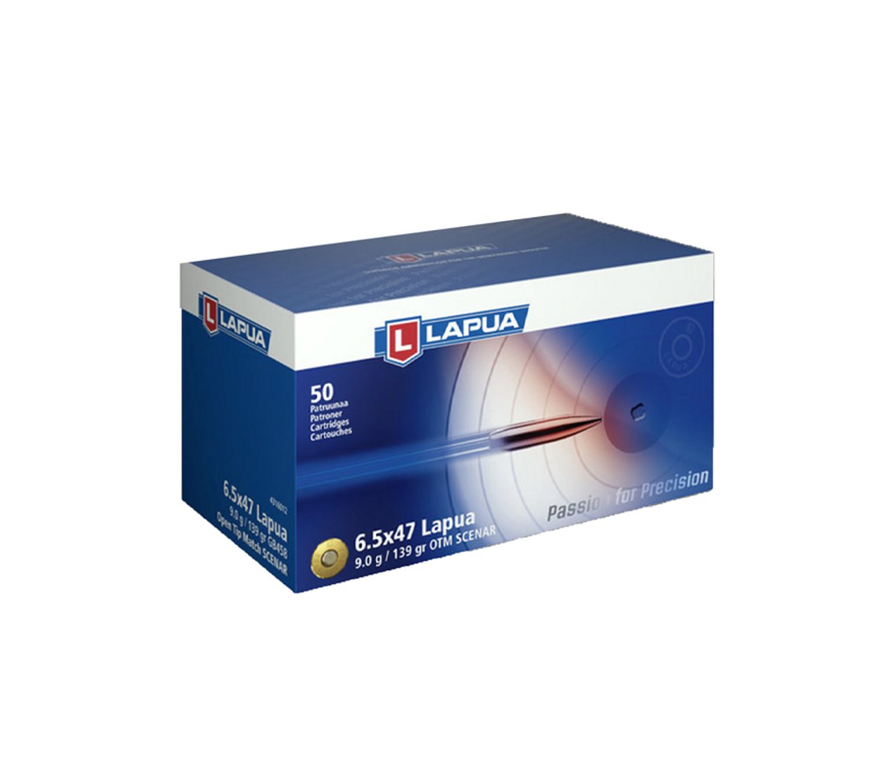 Buy Lapua 4316012 Rifle Ammo 6.5x47 139gr HPBT 2690 fps 50 Rounds online