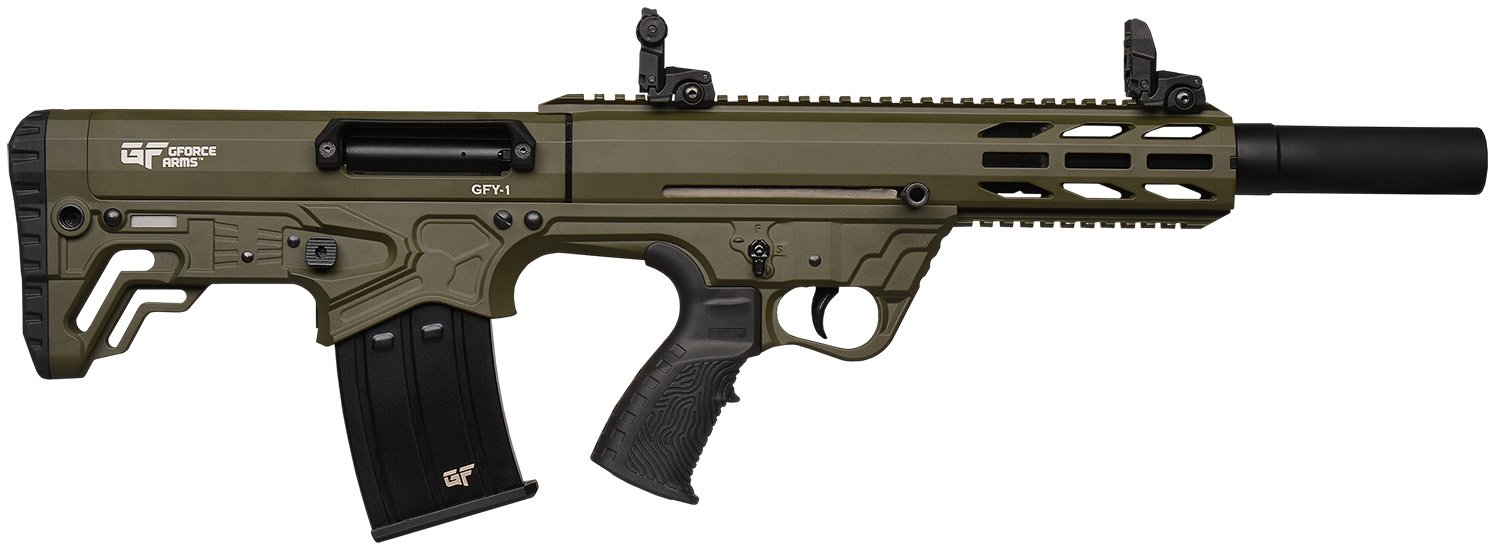 GForce Arms GFY11220ODG Shotgun GFY-1 12 Gauge 5+1 OD Green Bull-Pup - GForce Arms - 12 Gauge