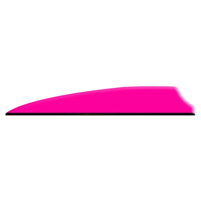 Q2i Q07045 Fusion X-II Vanes Pink 3" 100pk Shield Cut Design - Q2i