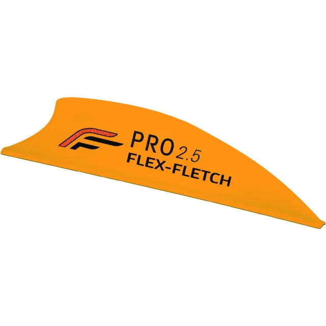 Flex Fletch PROBFBZ Pro 2.5 Vanes Blaze Orange 2.5" 36 Pack - Flex Fletch for sale at Iron and Lace
