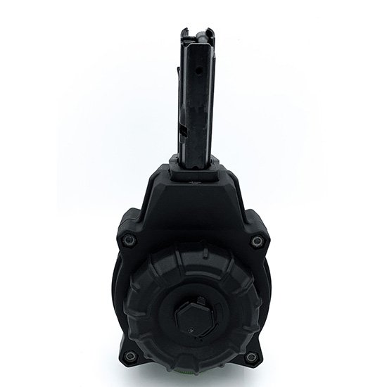 ProMag DRMA80 5.7x28mm 55-Round Drum Magazine Polymer Black Made in USA - ProMag Industries - 5.7X28MM